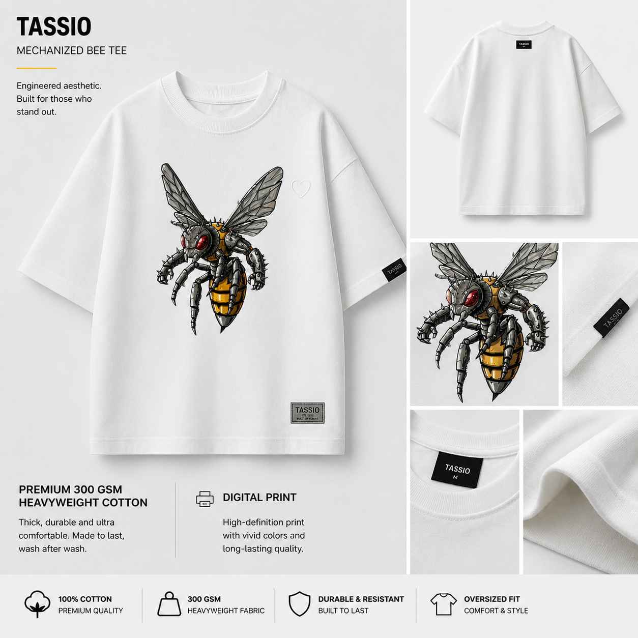 TASSIO Mecha bee tee-300 GMS Premium