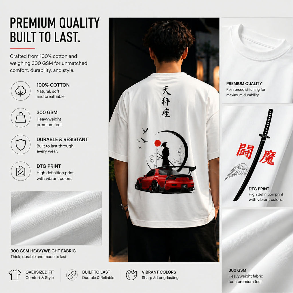 TASSIO Shadow tee- premium heavyweight