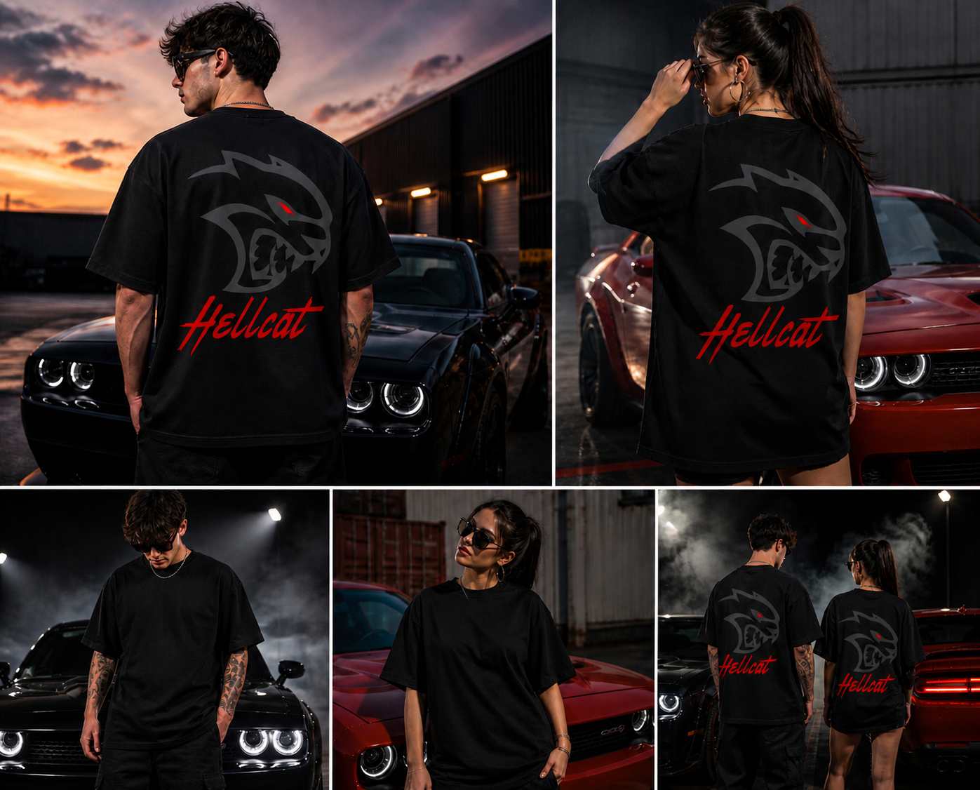 TASSIO Hellcat edition tee-300GMS premium